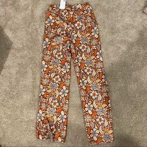 Cider Floral 70s Pants